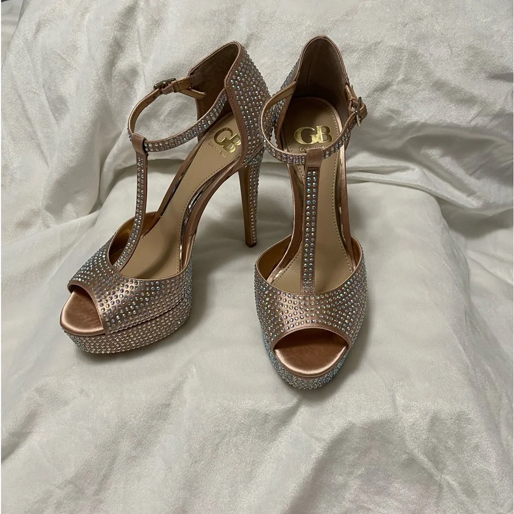 Gianni Bini Size 7.5 Rhinestone  Stiletto Heel .. - Picture 4 of 5